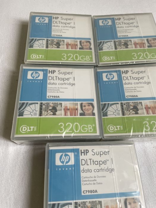 5x taśma do streamera HP DLT 1 - 320GB - C7980A