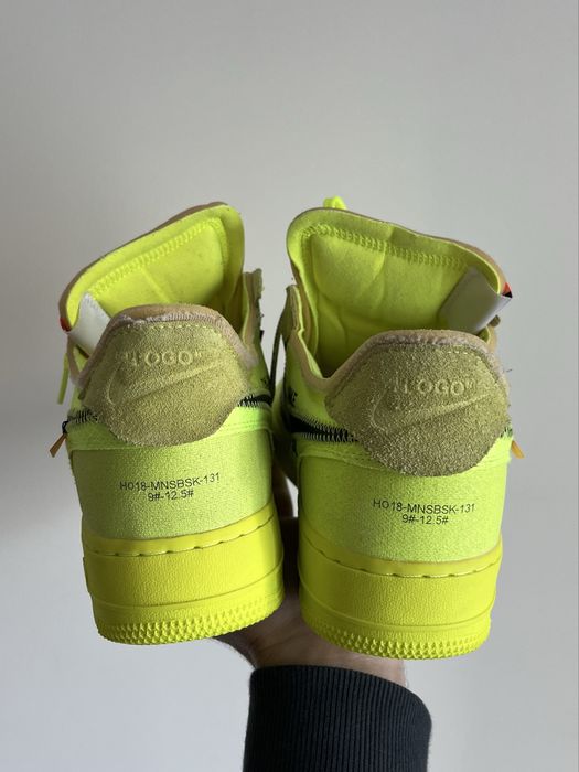 Nike x Off-White Air Force 1 Low “Volt”