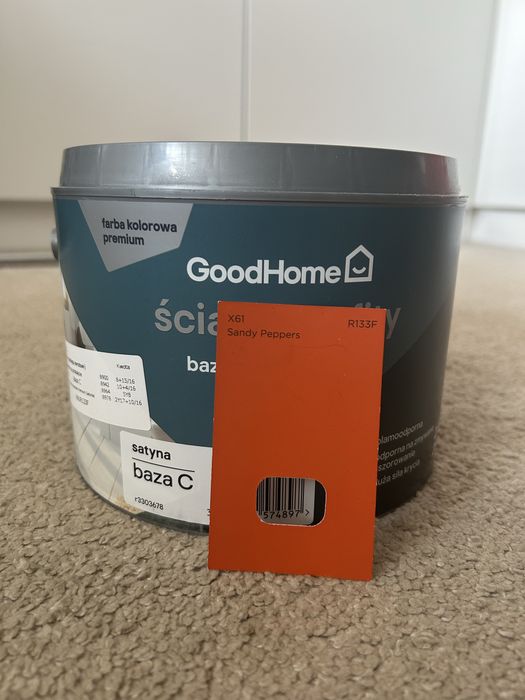 Farba do scian i sufitow Good Home Satyna Sandy Peppers Ruda 2,5 l