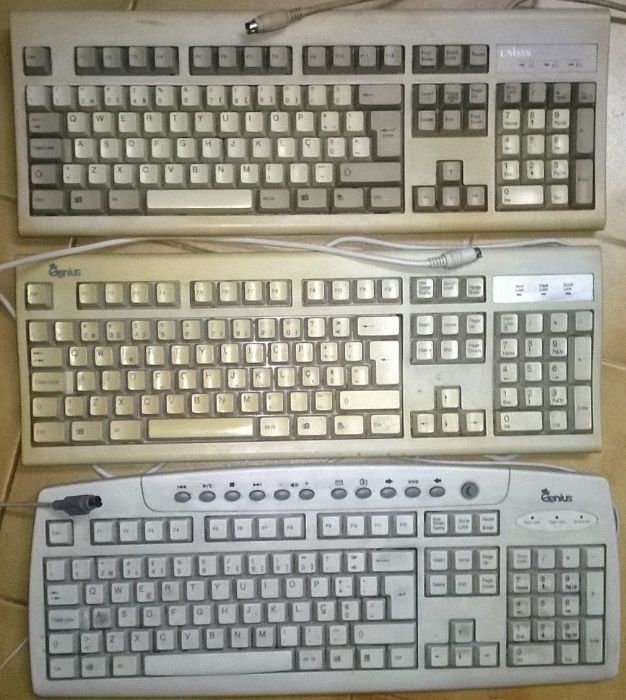 Teclados HP e Samsung