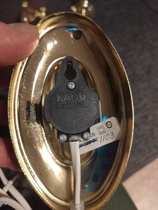 Stare mosiężne kinkiety producent Włochy świetne