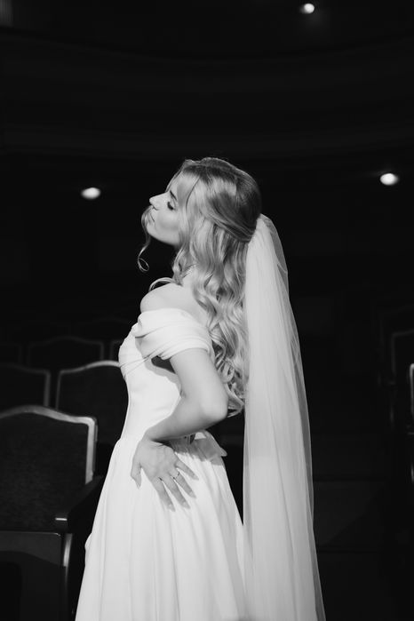 Весільна фата (167 см, мʼяка, не євросітка)