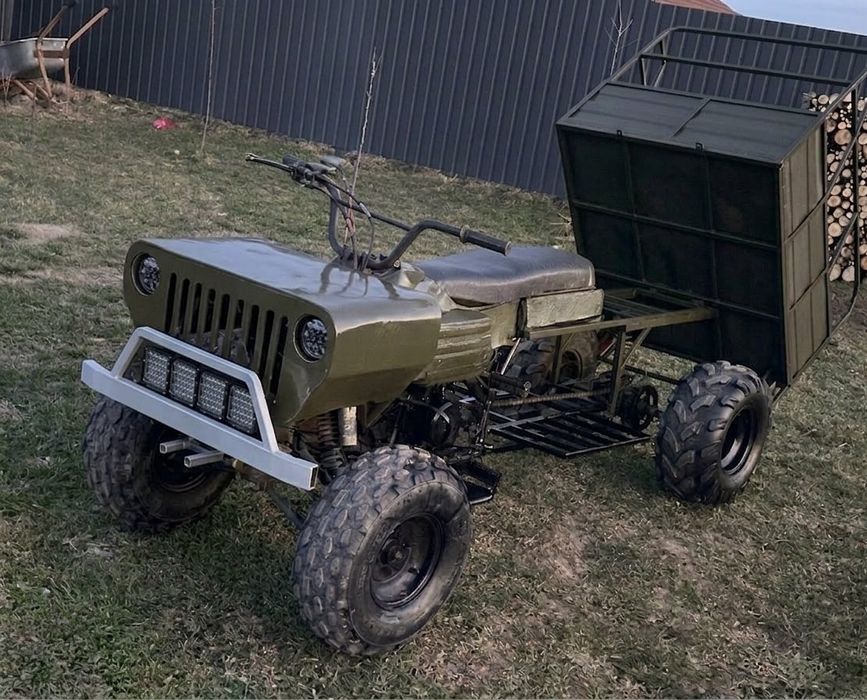 ДЕШЕВО!!!Квадроцикл грузовий АВТОМАТ вантажний виллис самоскид willys
