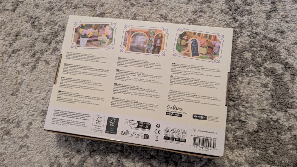 Miniaturowy domek | kwiaciarnia | DIY rękodzieło