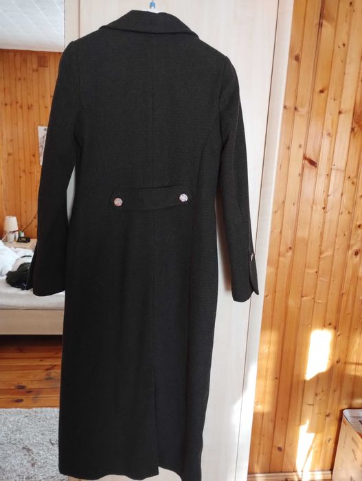 Płaszcz khaki dwurzędowy #Primark