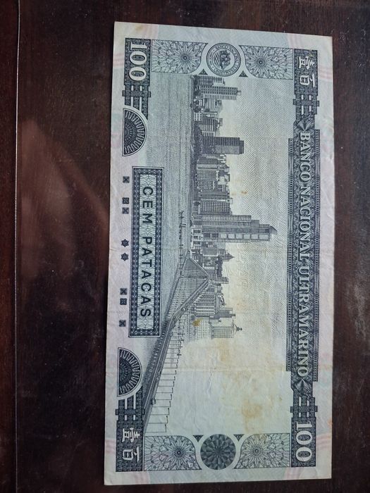Nota 100 patacas Macau