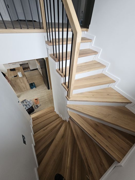 Schody drewniane - dąb, buk, jesion