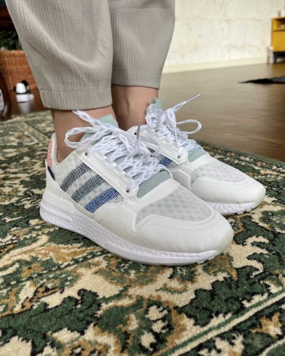Женские кроссовки Adidas ZX RM "White" . Размеры 36-40