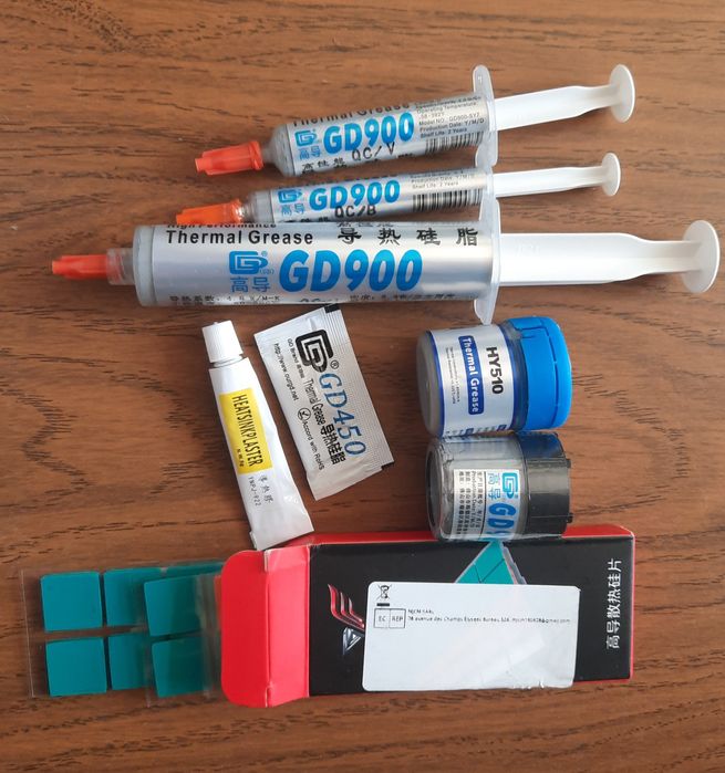 Термопаста GD900 3грамма  30 грамм  термоклей термопрокладки 1,0
