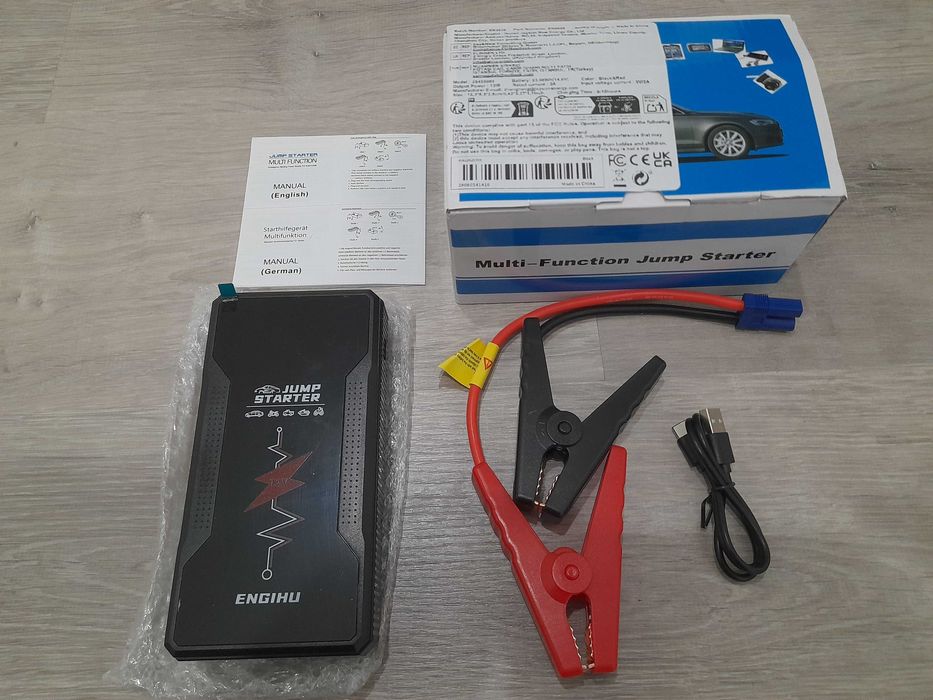 Booster de arranque bateria 12v / iniciador baterias portátil 1200Ah