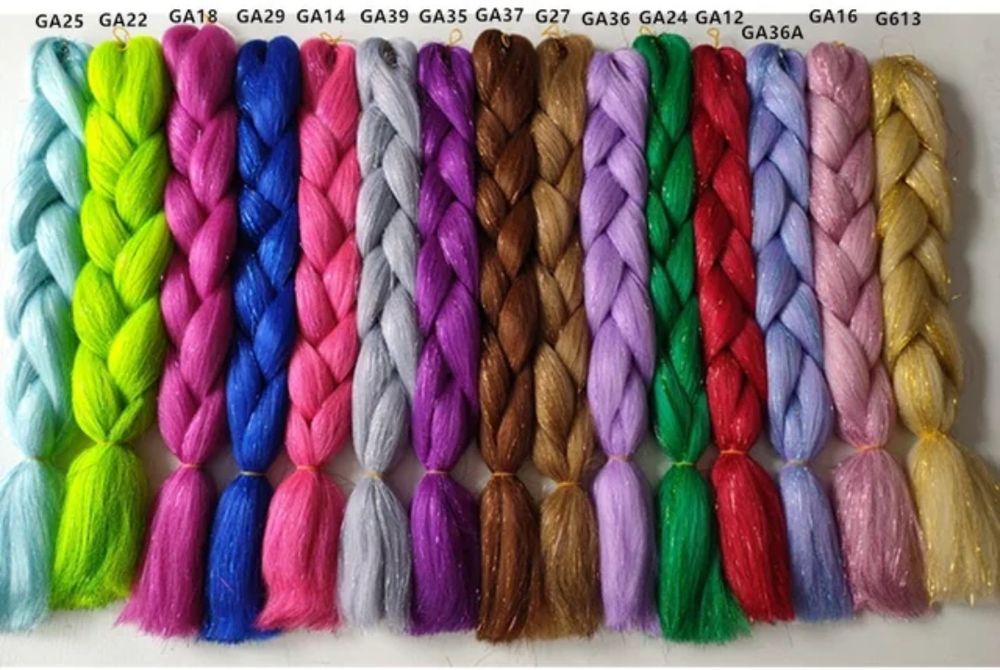 Канекалон опт.от 55 гр.от 100 шт.62 гр..двух цветные.афрокудри Ариэль.