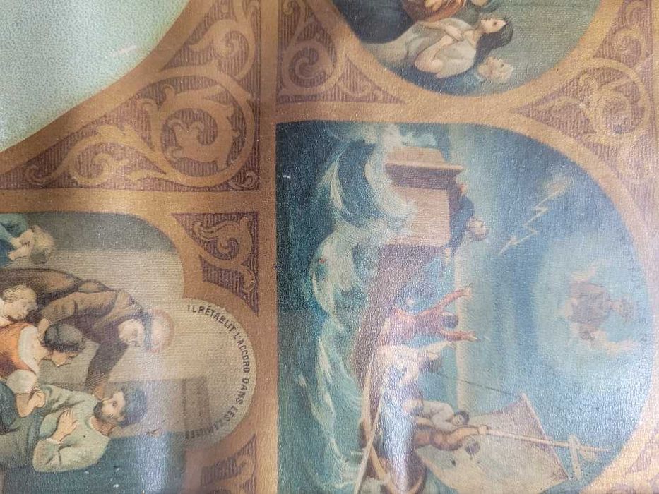 Litografia - Vida e Obra de Santo António de Pádua/Lisboa - antiga