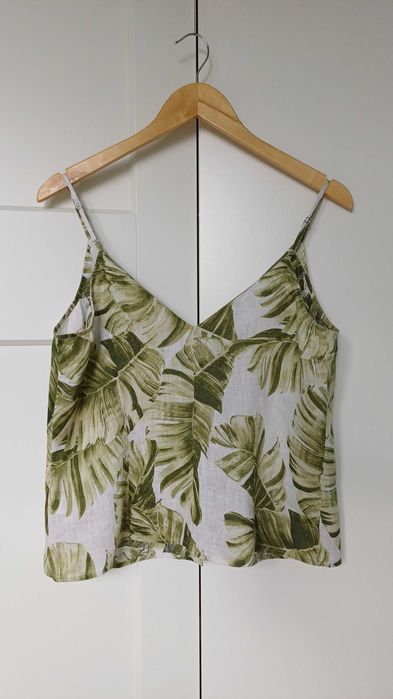 Lniana bluzka H&M rozm. M