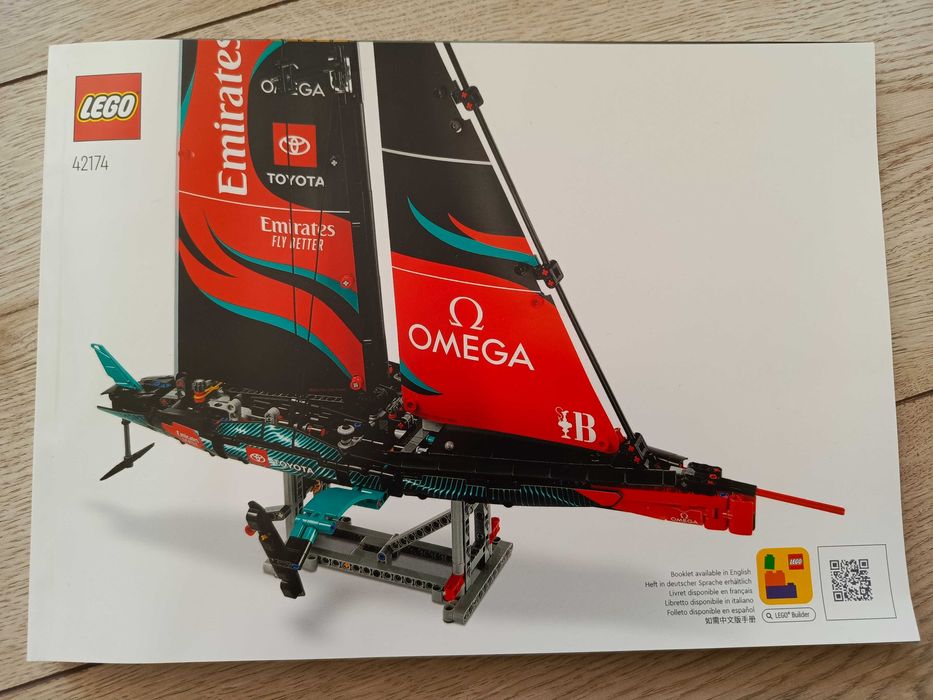 LEGO Technic 42174 - Jacht Emirates Team New Zealand AC75 - Instrukcja