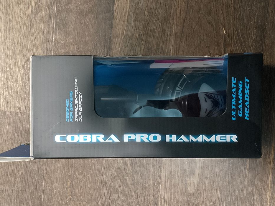 Słuchawki cobra pro hammer dla graczy