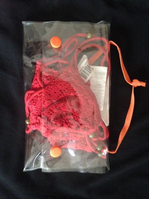 KOSTIUM MANGO XS 34 szydełko  strój plażowy kąpielowy BIKINI SEAFOLLY