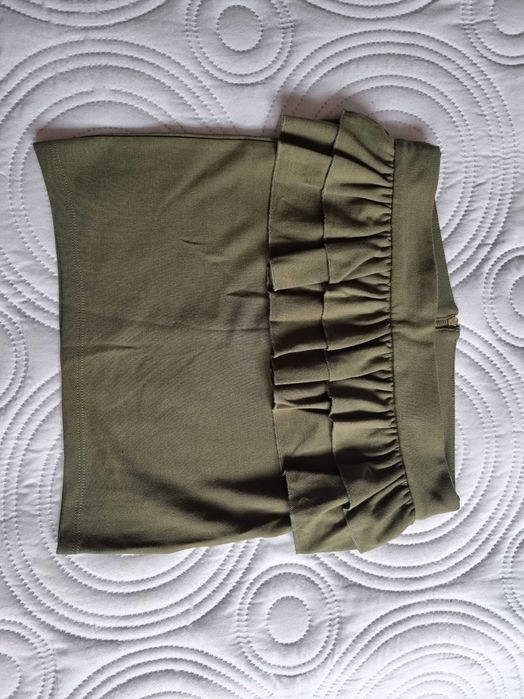 Spódniczka mini z baskinką, Amisu, rozmiar 36