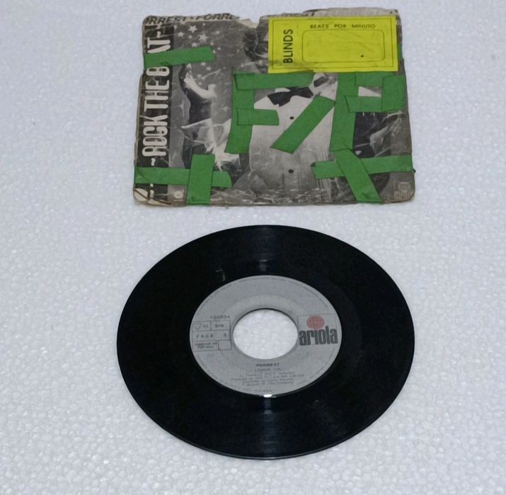 Forrest Rock The Boat  Disco Vinil 7" 45 RPM Single 1982 PT Ariola