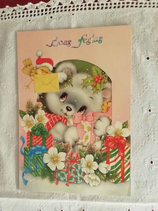 Postal Boas Festas, para coleção