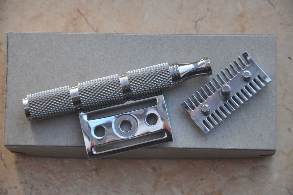 maszynka do golenia yaqi beast + rączka inox razorock super knurl