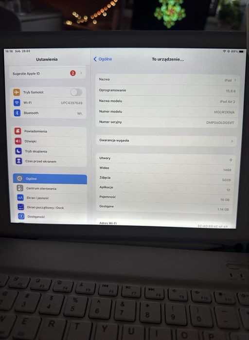 iPad Air 2 Apple tablet