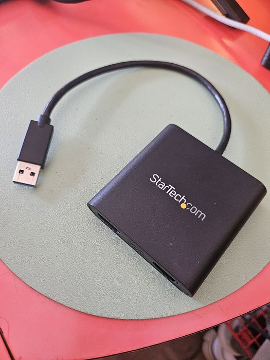Adaptador USB-A para 2 HDMI StarTech USB32HD2
