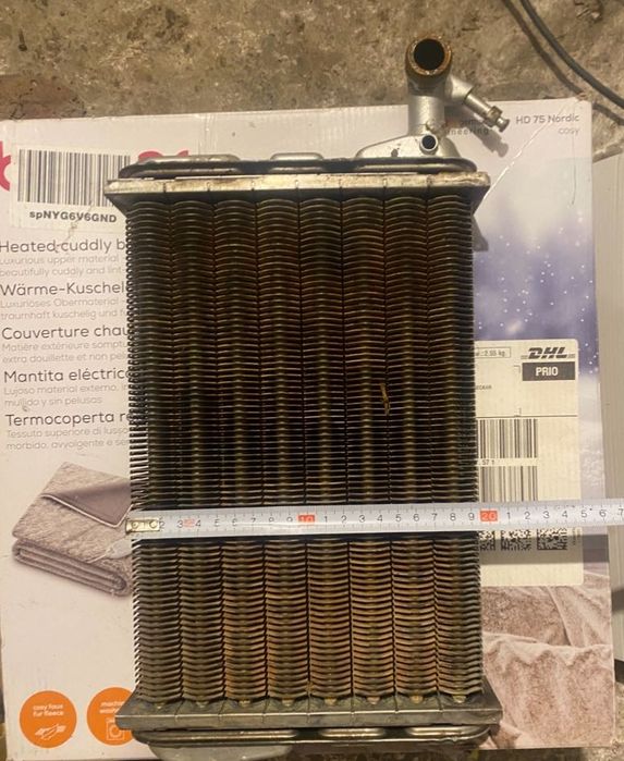 Первинний теплообмінник Vaillant T4 — Промитий від накипу