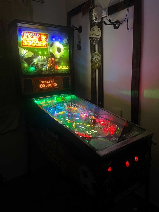 Máquina Pinball/Flipper Gottlieb World Challenge Soccer