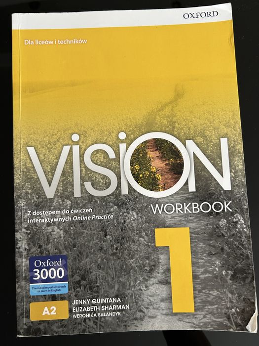Vision 1 workbook Wyd. Oxford- używane, stan bardzo dobry