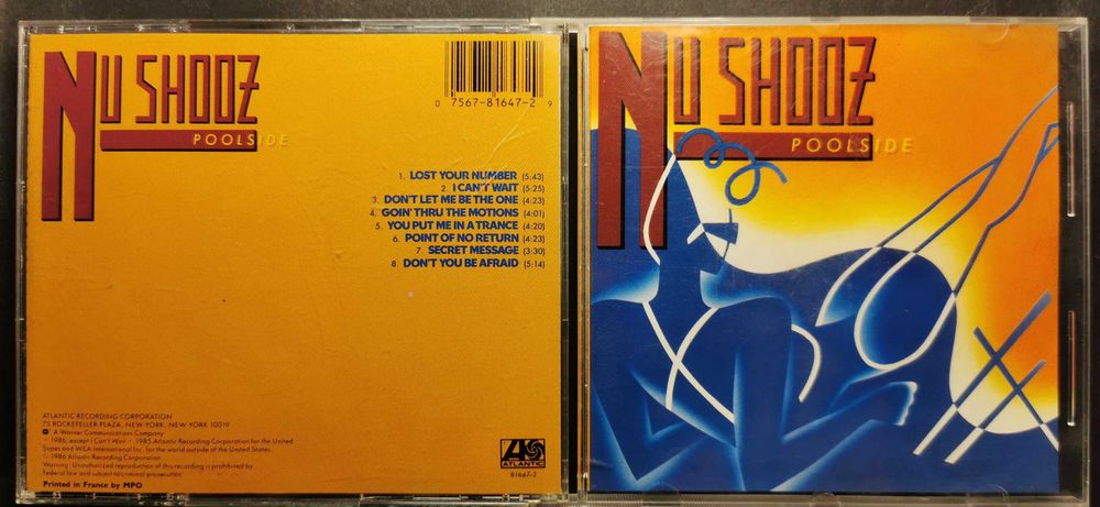 CD Nu Shooz - Poolside super stan!