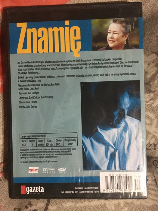 DVD film Znamię Kevin Kostner