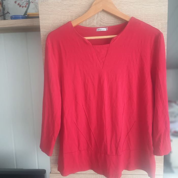 Bluzka fuksja bawełna