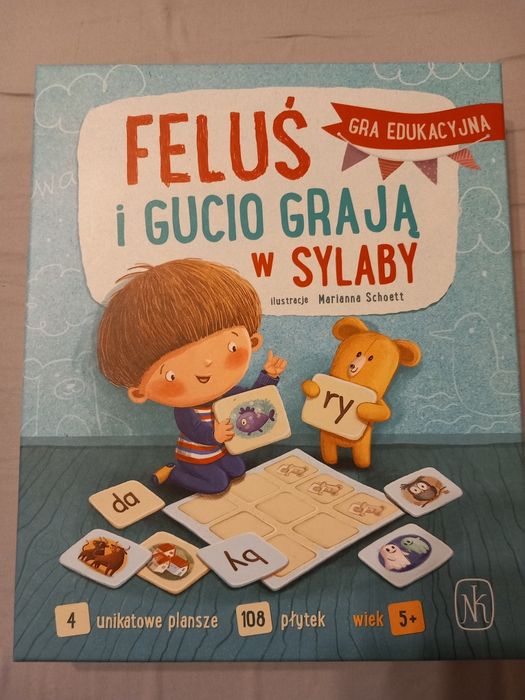 Feluś i Gucio grają w sylaby gra edukacyjna