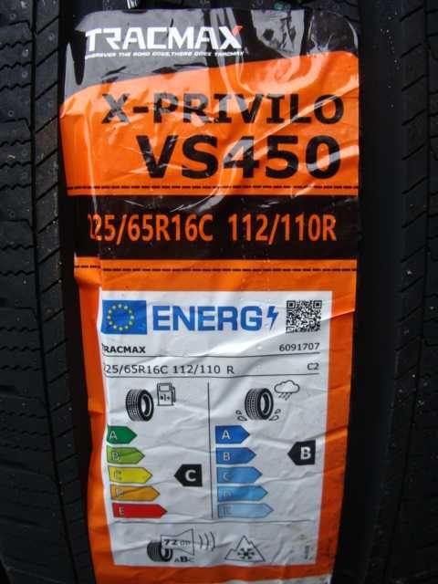 NOWE 225/65 R16C Tracmax X-privilo VS450