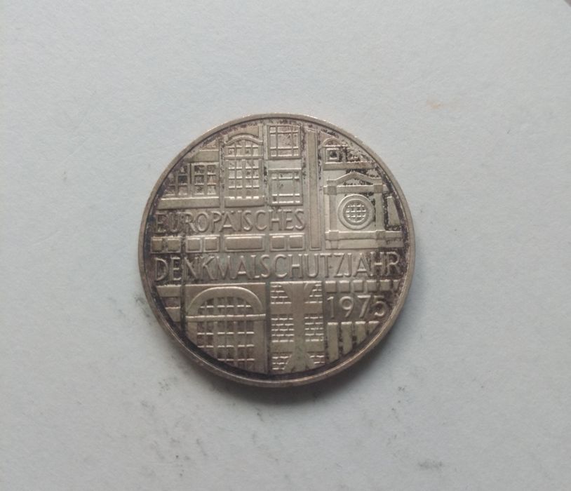Niemcy, 5 marek, 1975 F - Rok Ochrony Zabytków.