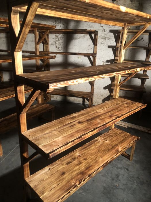 Regał do spiżarni sklepowy ekspozytor 100x40x200