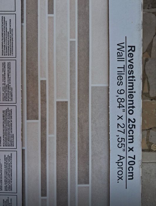 Revestimento ceramico 25x70cm
