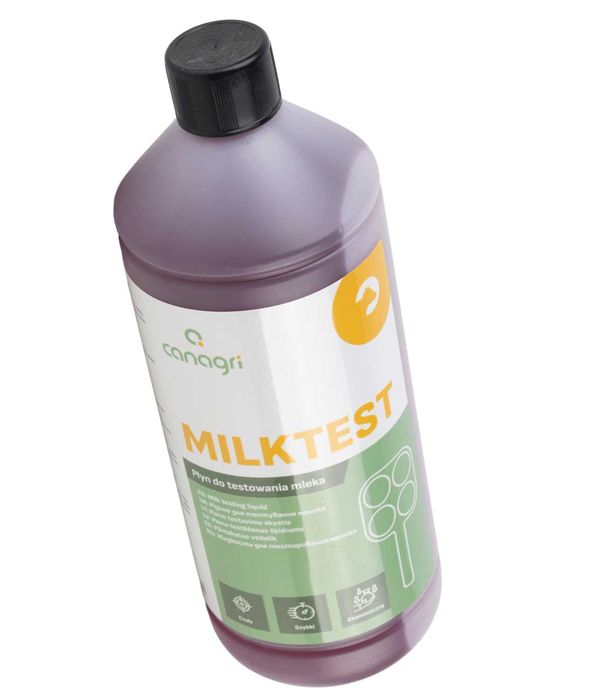 Płyn do testowania mleka MilkTest, 1000 ml + Tacka