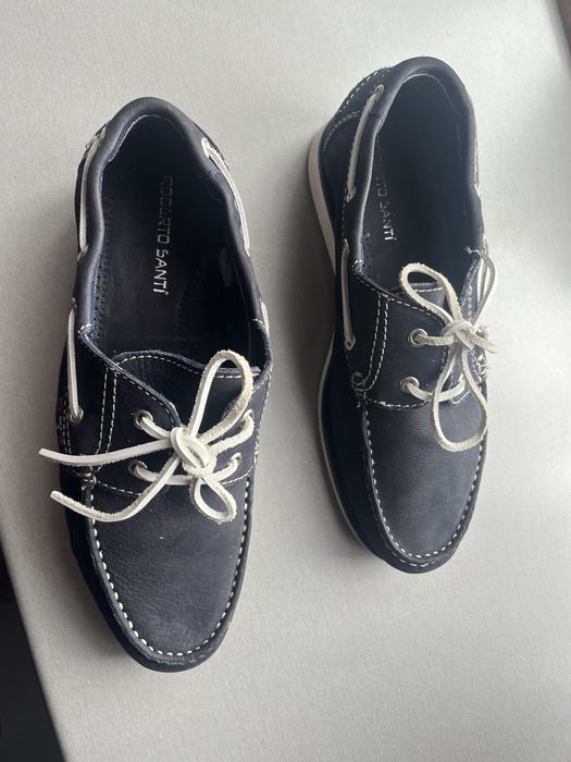 Шкіряні мокасіни roberto santi