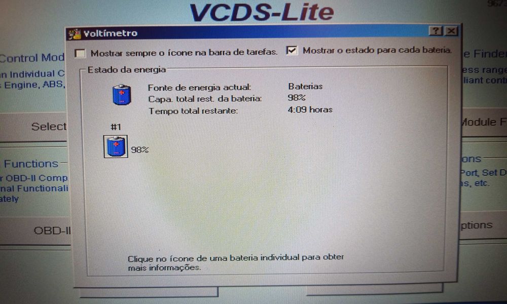 Diagnóstico automóvel OBDII multimarcas