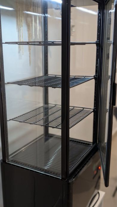 Вітрина холодильна HURAKAN HKN-UPD98B black