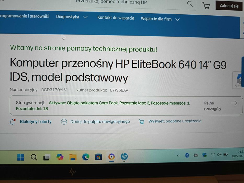 laptop         HP 640 G9     12 gener. premium z serii EliteBook,