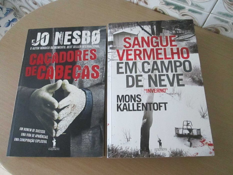 Livros de Jo Nesbo e de Mons Kallentoft (Oferta portes)  vários preços