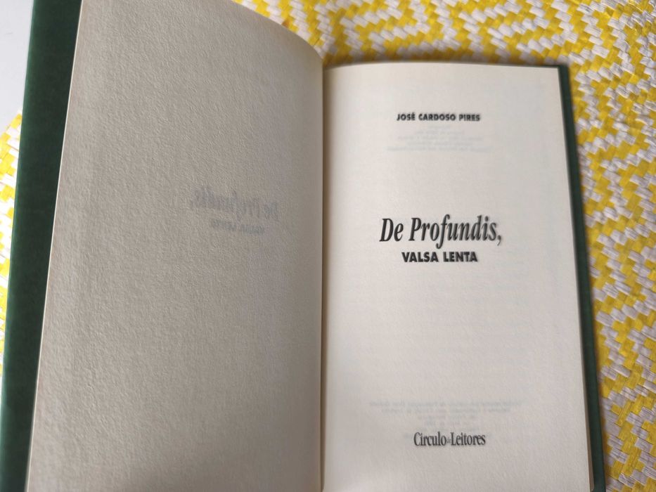 De Profundis Valsa lenta - José Cardoso Pires