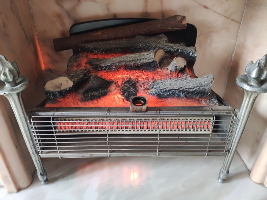 Lareira aquecedora, resistência