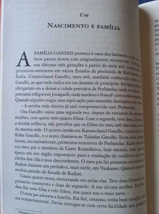 Gandhi: Uma Autobiografia - A Minha Vida e as Minhas Experiências com a Verdade - Mahatma Ghandhi