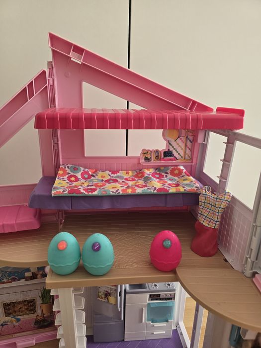 Domek Barbie Malibu dream house.DomekDlaBarbie.Lalki gratis.l