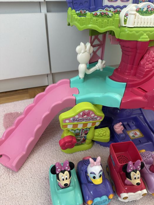 VTech tut tut autka Minnie Mouse 4 samochodziki
