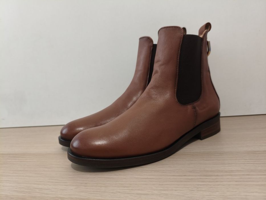Buty Lloyd botki skórzane damskie brązowe modne 38 24,5cm