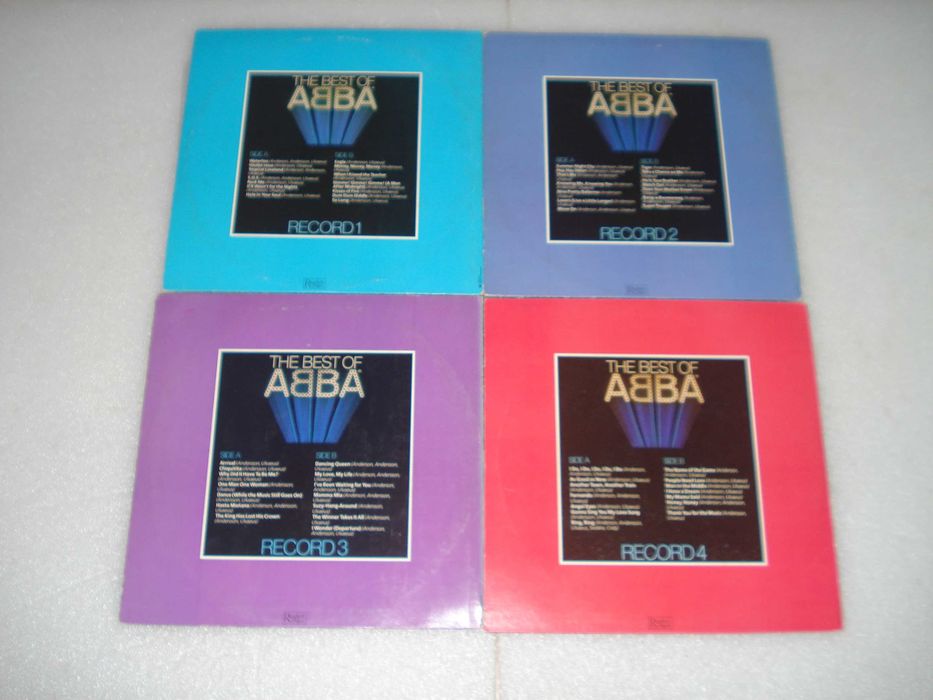 4 Antigos Lp`s Discos Vinil ABBA
